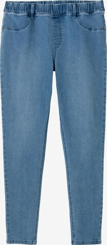 SHEEGO Skinny Jeggings in Blauw: voorkant