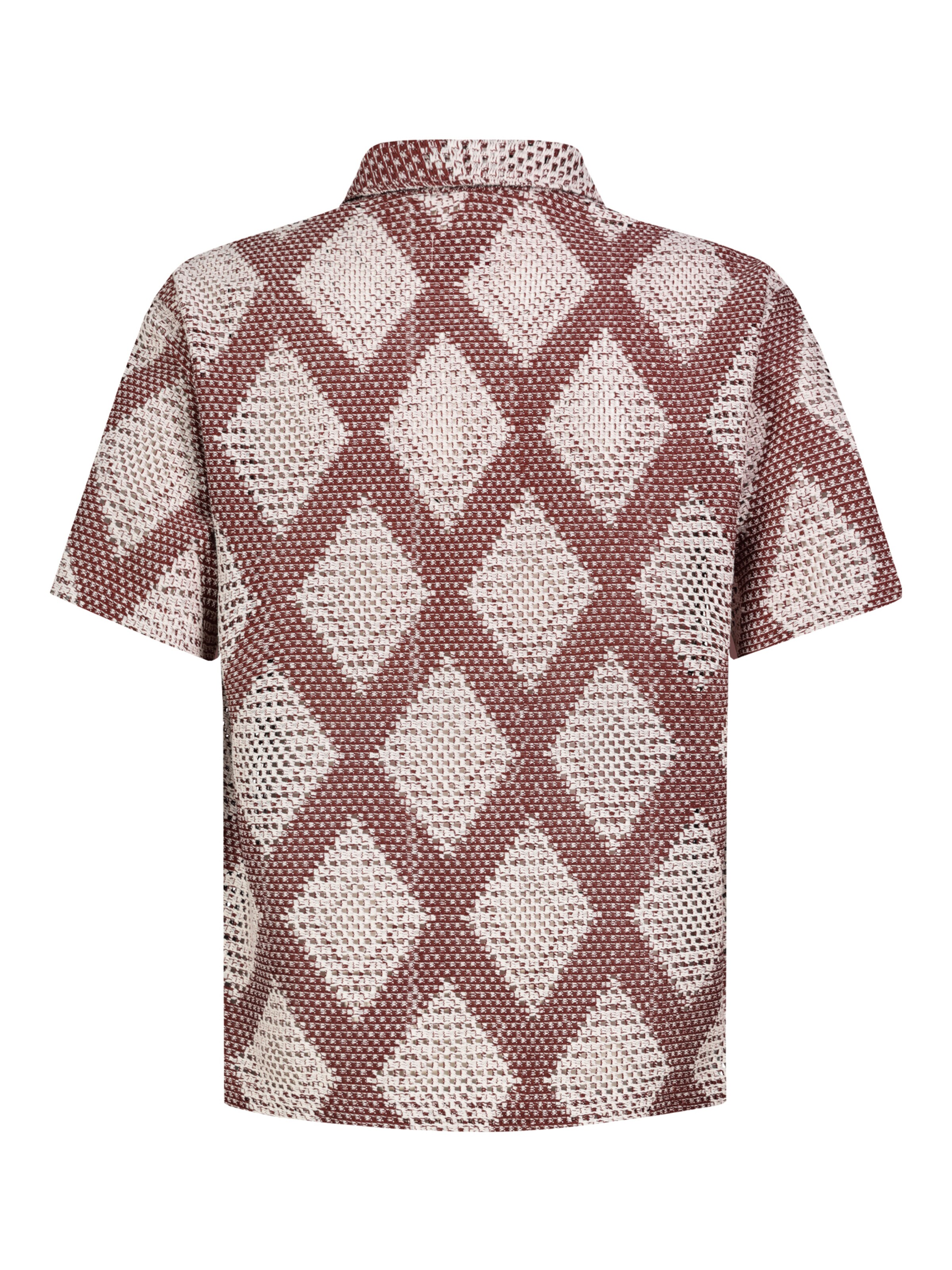 Eight2Nine Regular fit Button Up Shirt in Red