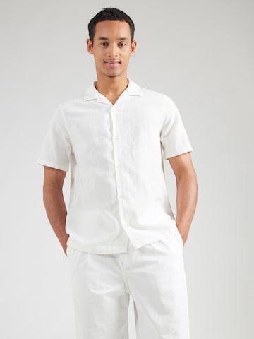GAP Regular fit Overhemd in Wit: voorkant