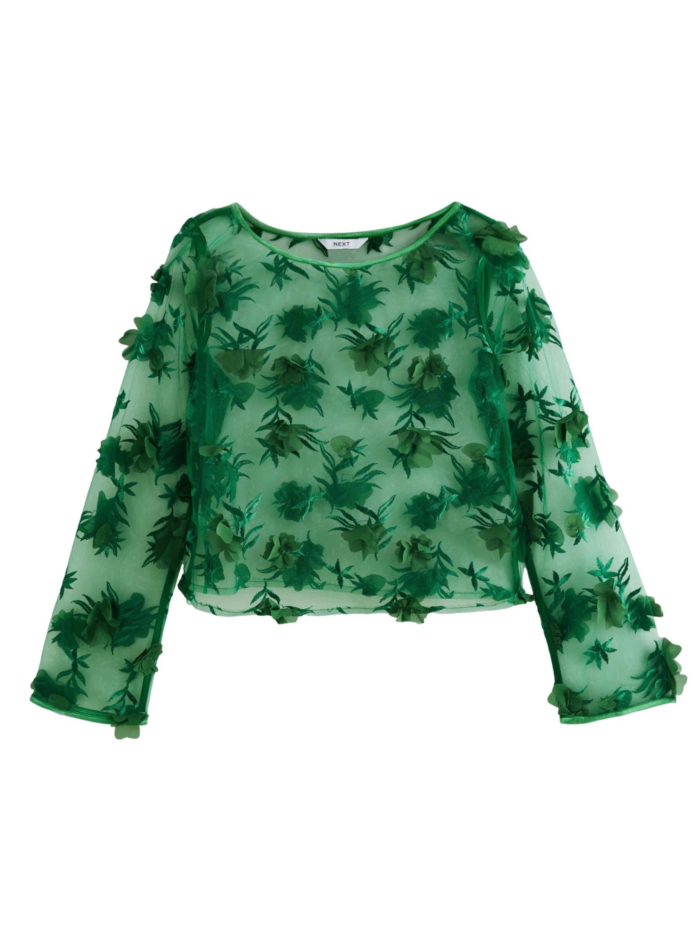 Next Bluse in Grün: Vorderseite