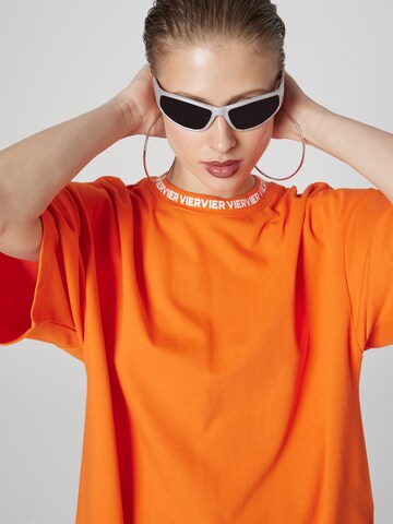 VIERVIER Shirt 'Beren' in Oranje