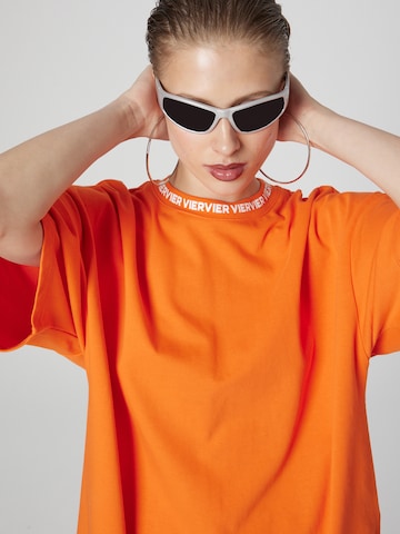 VIERVIER Shirts 'Beren' i orange
