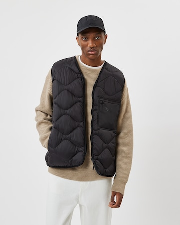 minimum Bodywarmer 'Quilos' in Zwart: voorkant