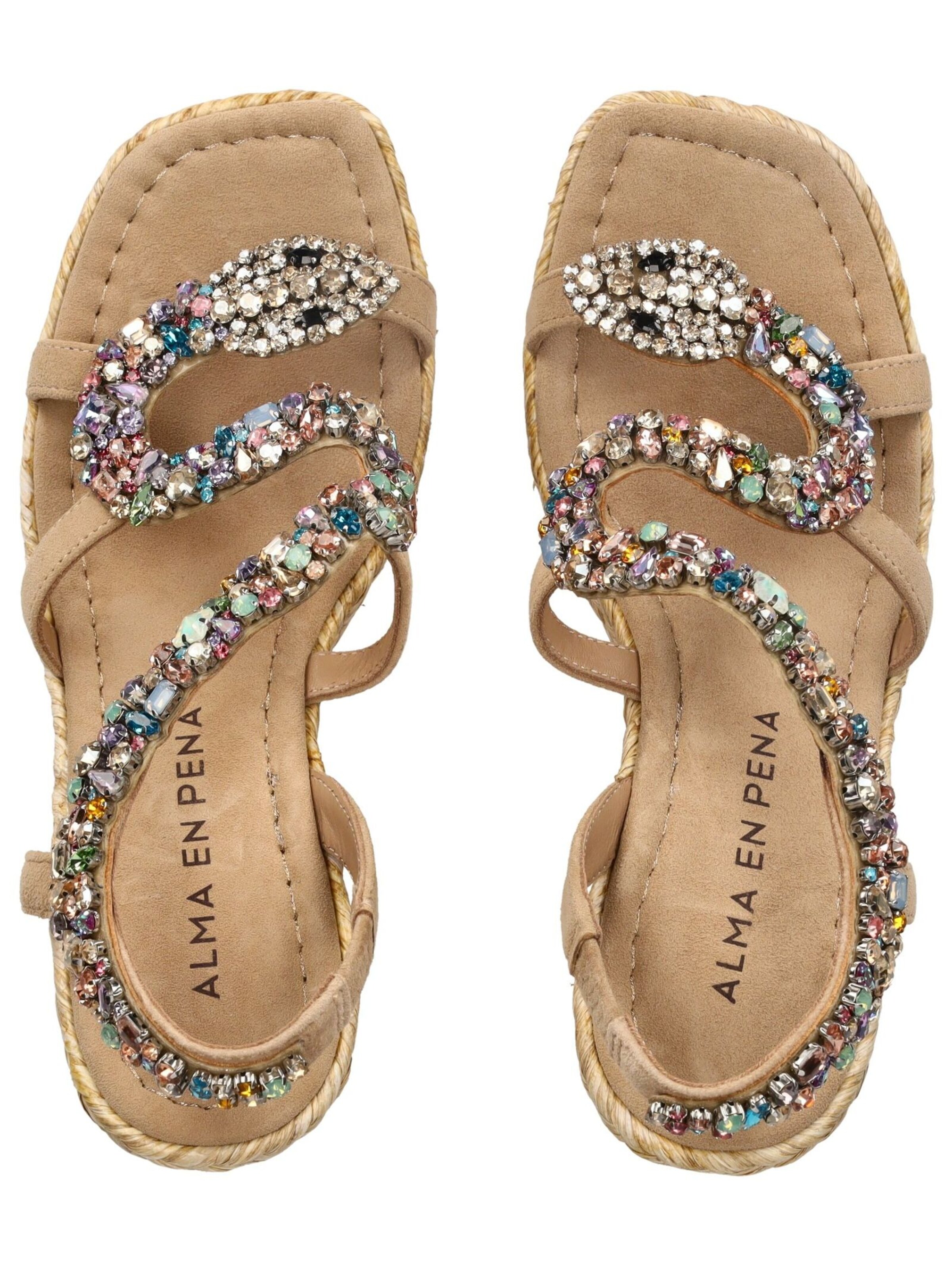 Alma En Pena Sandal in Beige