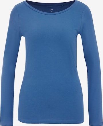 T-shirt WE Fashion en bleu : devant