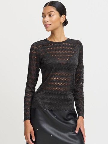 b.young Blouse 'RUBI' in Zwart: voorkant