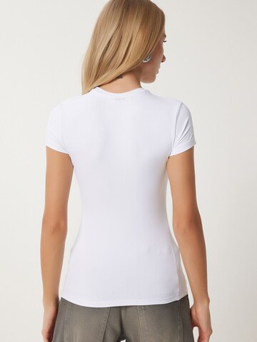 T-shirt Happiness İstanbul en blanc
