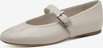 Ballerines à lanières Tamaris en beige : devant