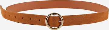 Ceinture 'Bonna' PIECES en marron : devant