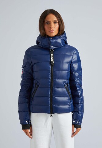 Giacca per outdoor ' Squadra Slick Racer ' di JACK1T in blu: frontale
