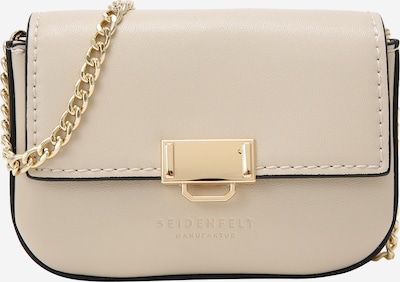 Seidenfelt Manufaktur Bolso de hombro 'Mini Lund' en beige / oro, Vista del producto