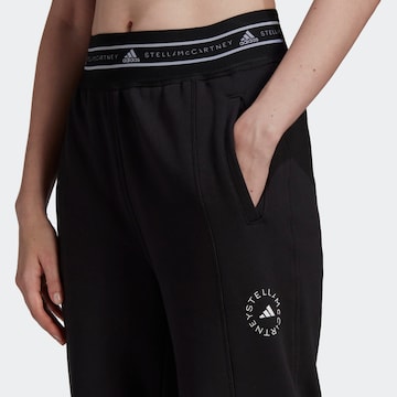 ADIDAS BY STELLA MCCARTNEY - Tapered Calças de desporto em preto