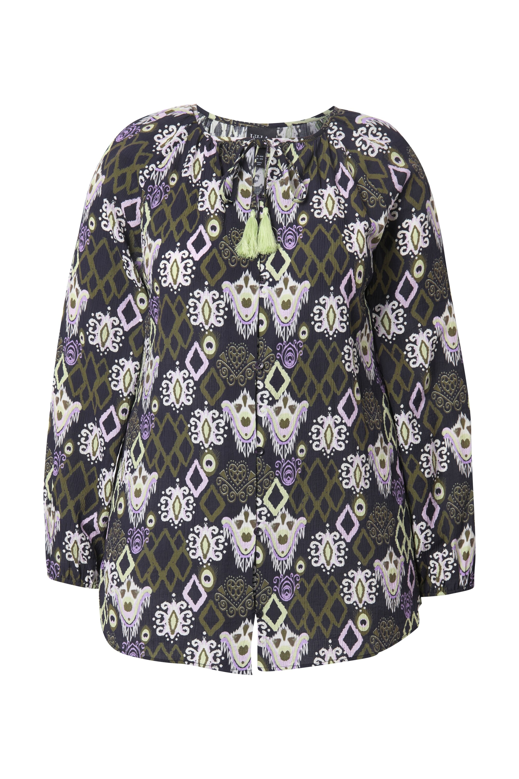 Ulla Popken Blouse in Gemengde kleuren: voorkant