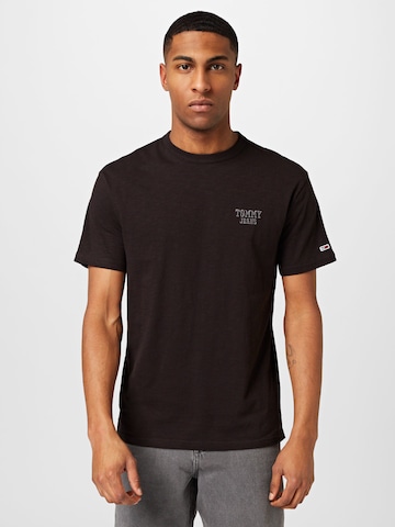 Tommy Jeans T-Shirt in Schwarz: predná strana