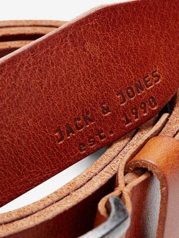 JACK & JONES Opasek 'Paul' – hnědá