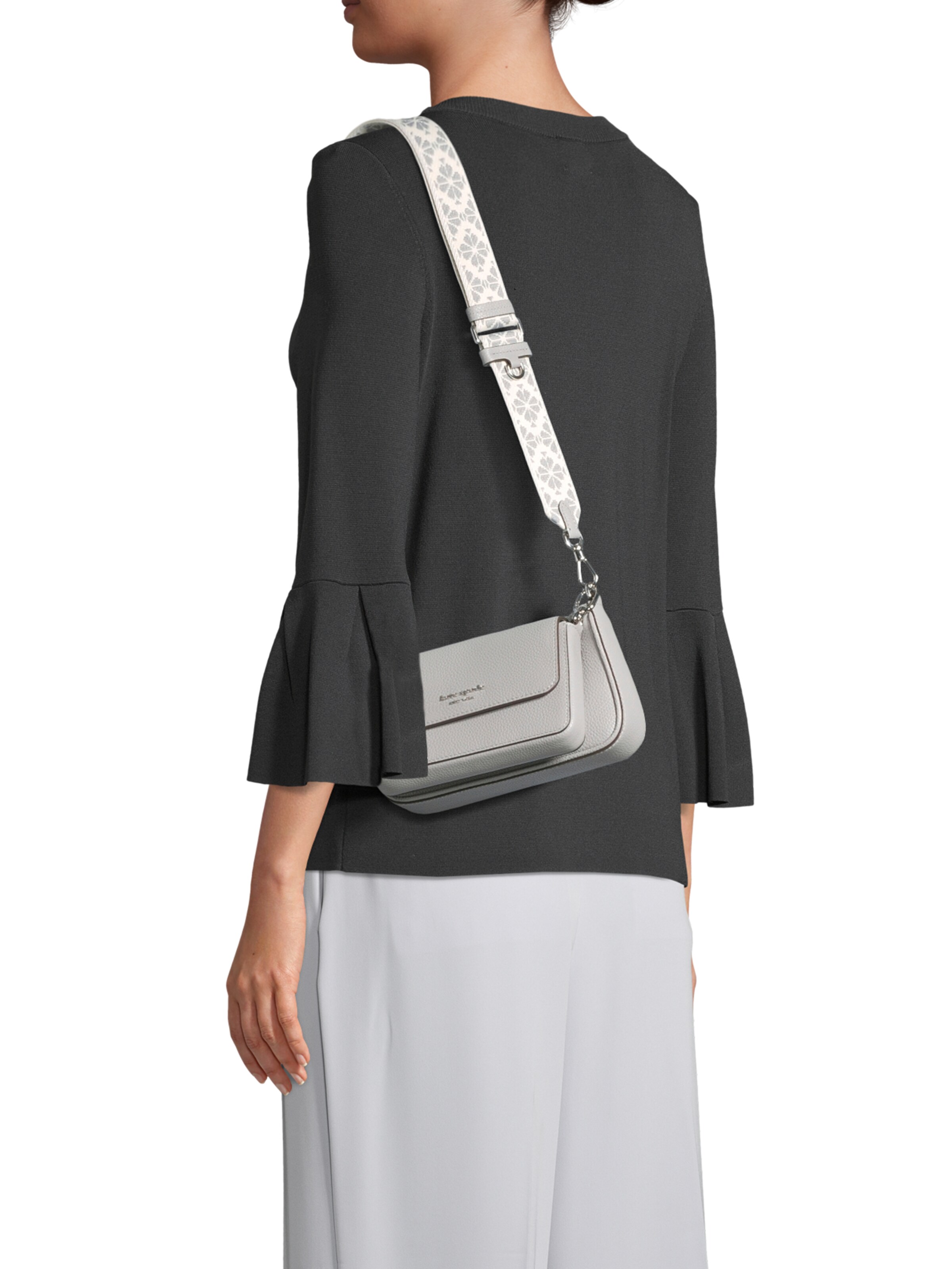 Kate Spade Crossbody bag in Grey: front