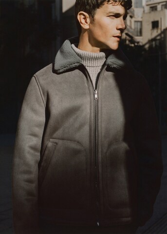 MANGO MAN Between-Season Jacket 'Fleet' in Grey