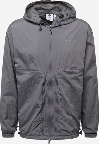 ADIDAS ORIGINALS Jacke 'Rifta Reclaim ' in Grau: predná strana