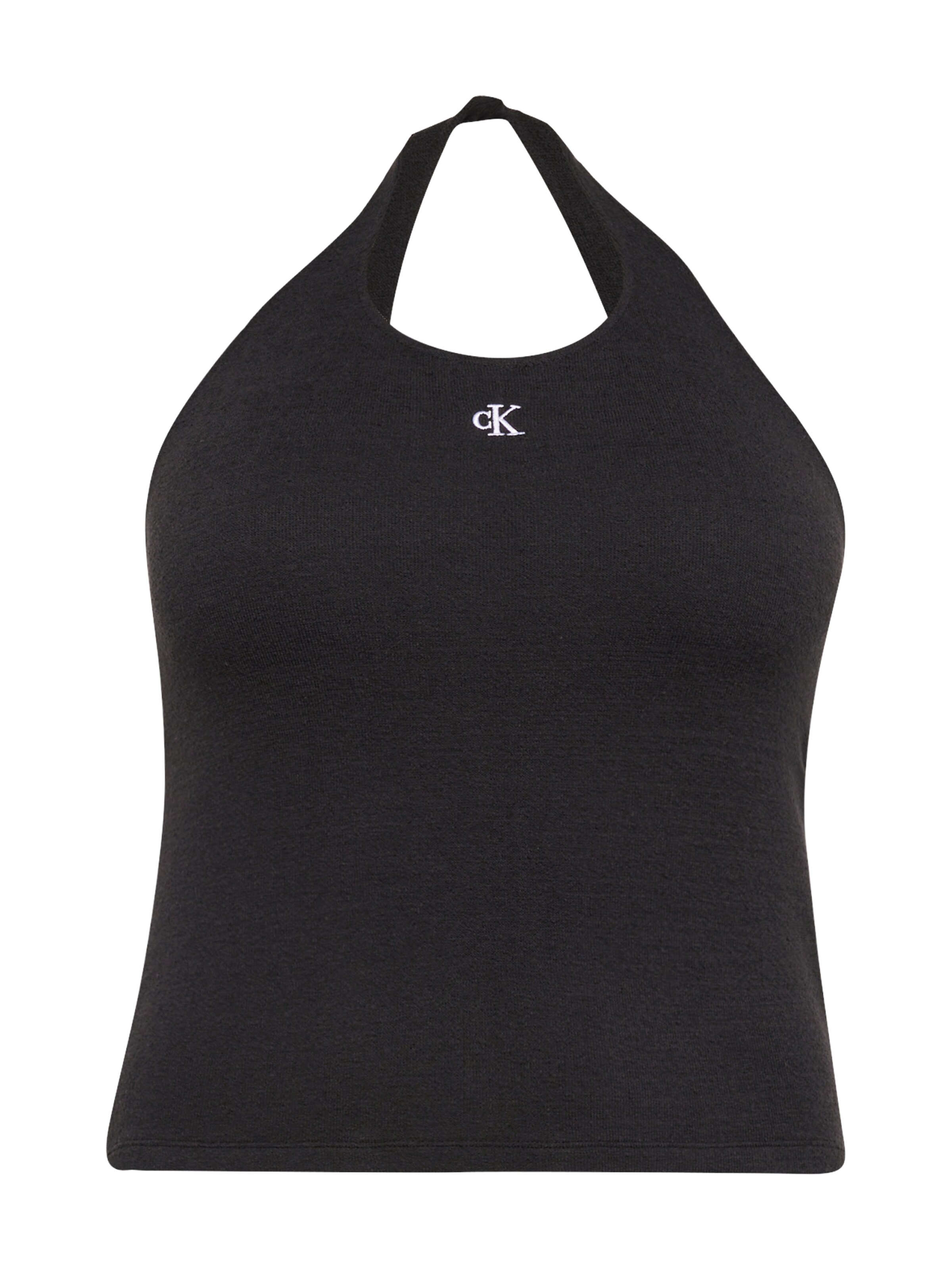 Tops en tricot Calvin Klein Jeans Curve en noir : devant