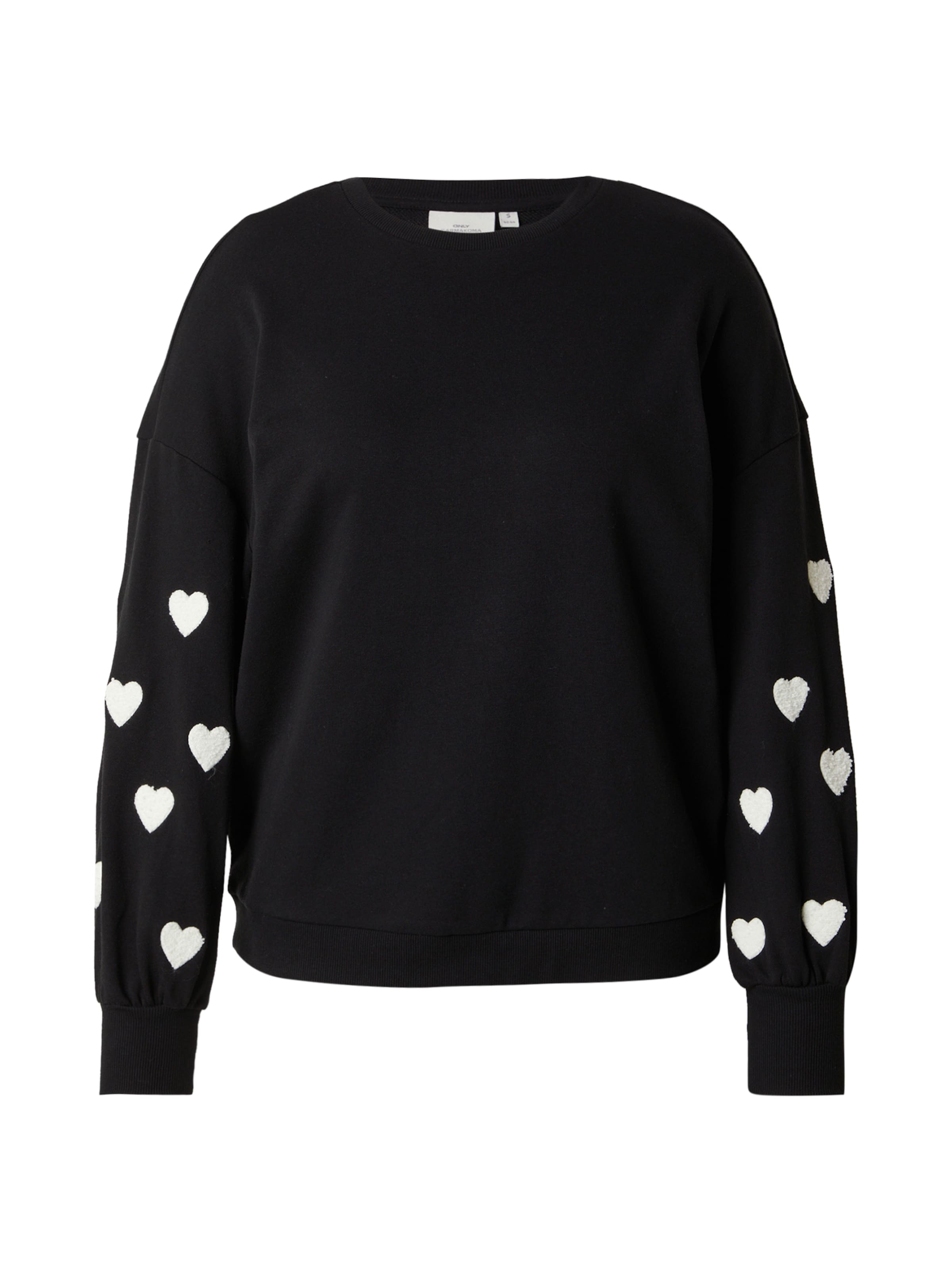 ONLY Carmakoma Mikina 'CARMacy' – černá: přední strana