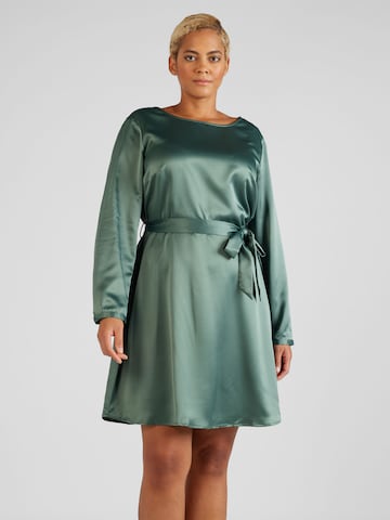 Rochie 'Merle' de la Vero Moda Curve pe verde: față