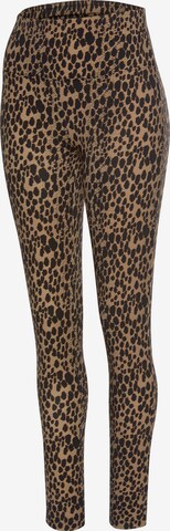 Skinny Leggings BUFFALO en marron