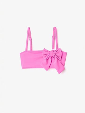 Penti Bustier Bikini 'PENTI Mädchen Bikini-Set mit Schleife Bandeau' in Roze