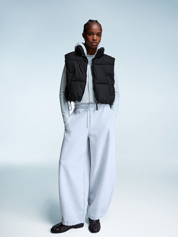 Bershka Weste in Schwarz