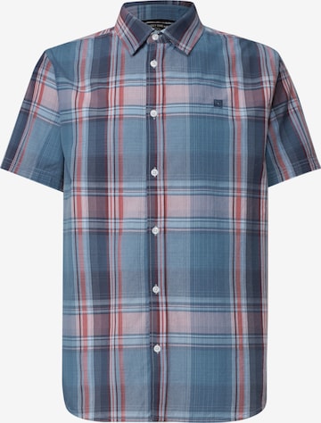 Street One MEN Regular Fit Hemd in Blau: Vorderseite