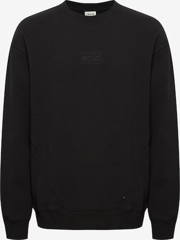 !Solid Sweatshirt 'MORIS' in Zwart: voorkant