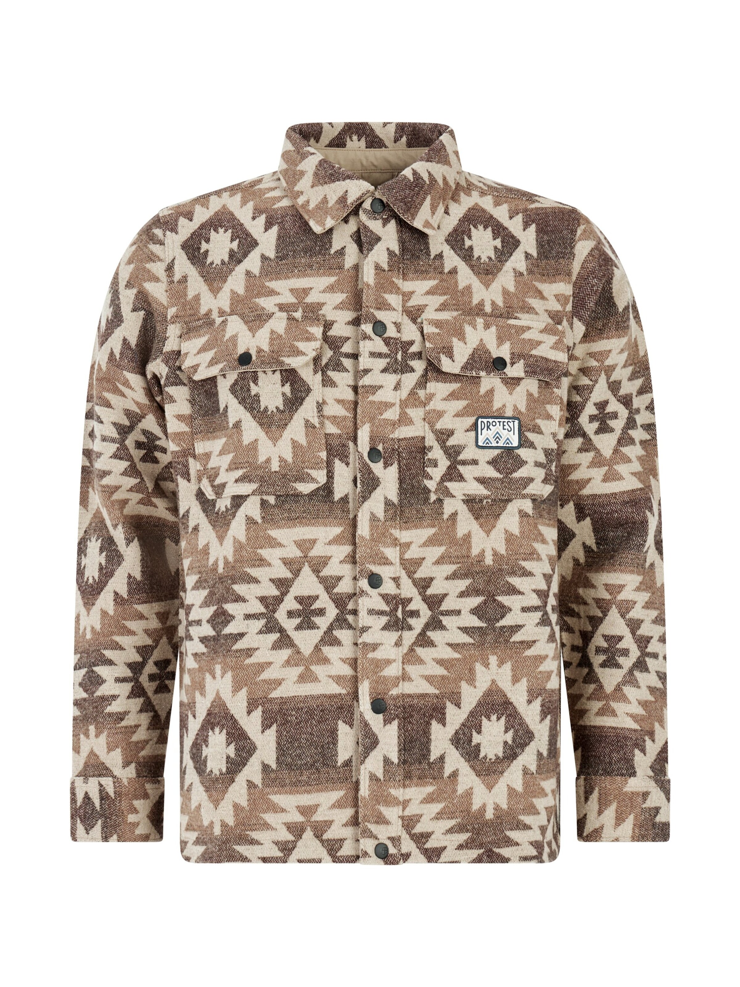 PROTEST Winterjas 'PRTRomin' in de kleur Bruin, Productweergave