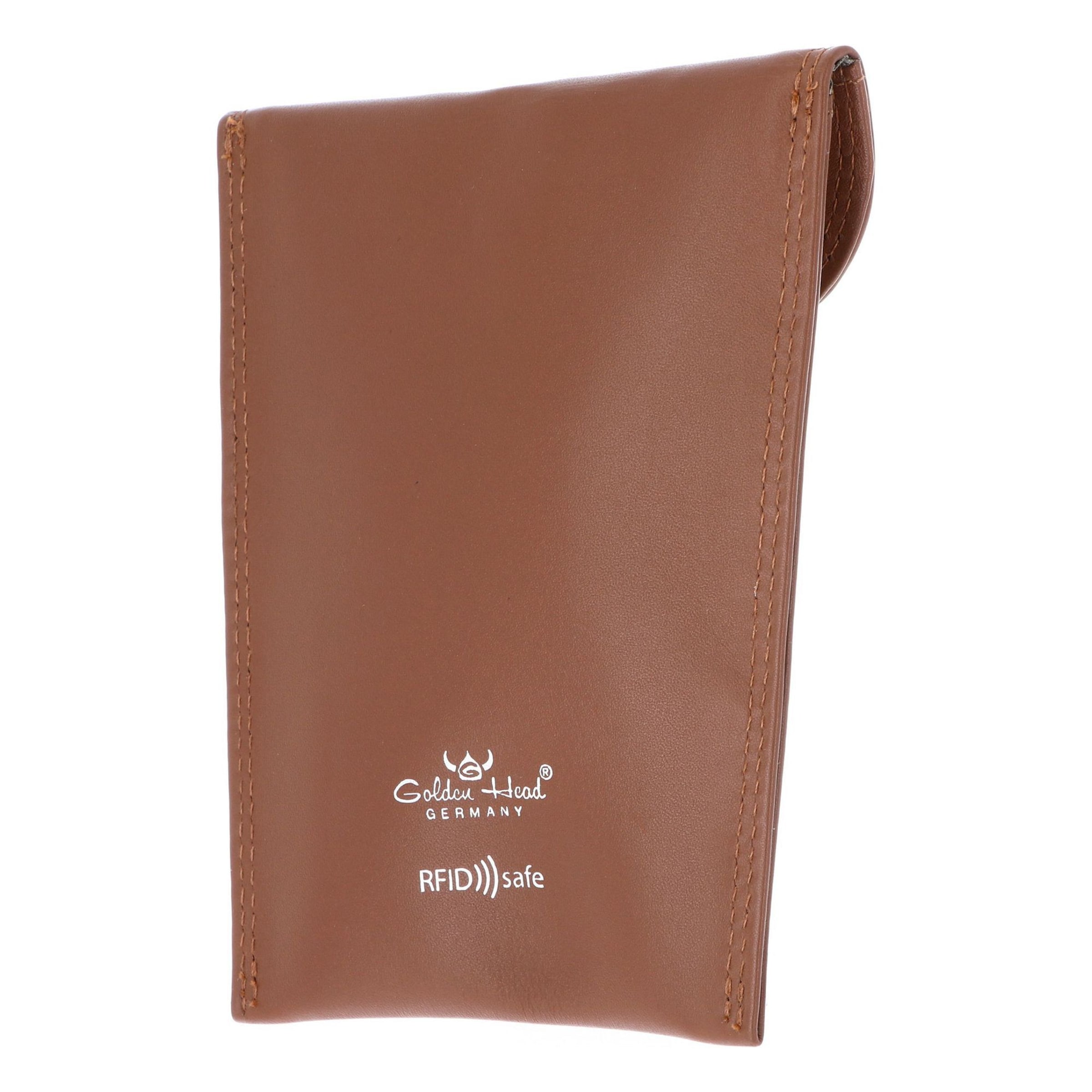 Étui 'Polo' GOLDEN HEAD en marron