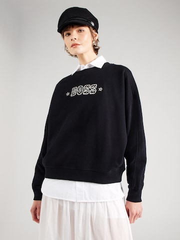 Sweat-shirt 'C_Eland_1' BOSS en noir : devant