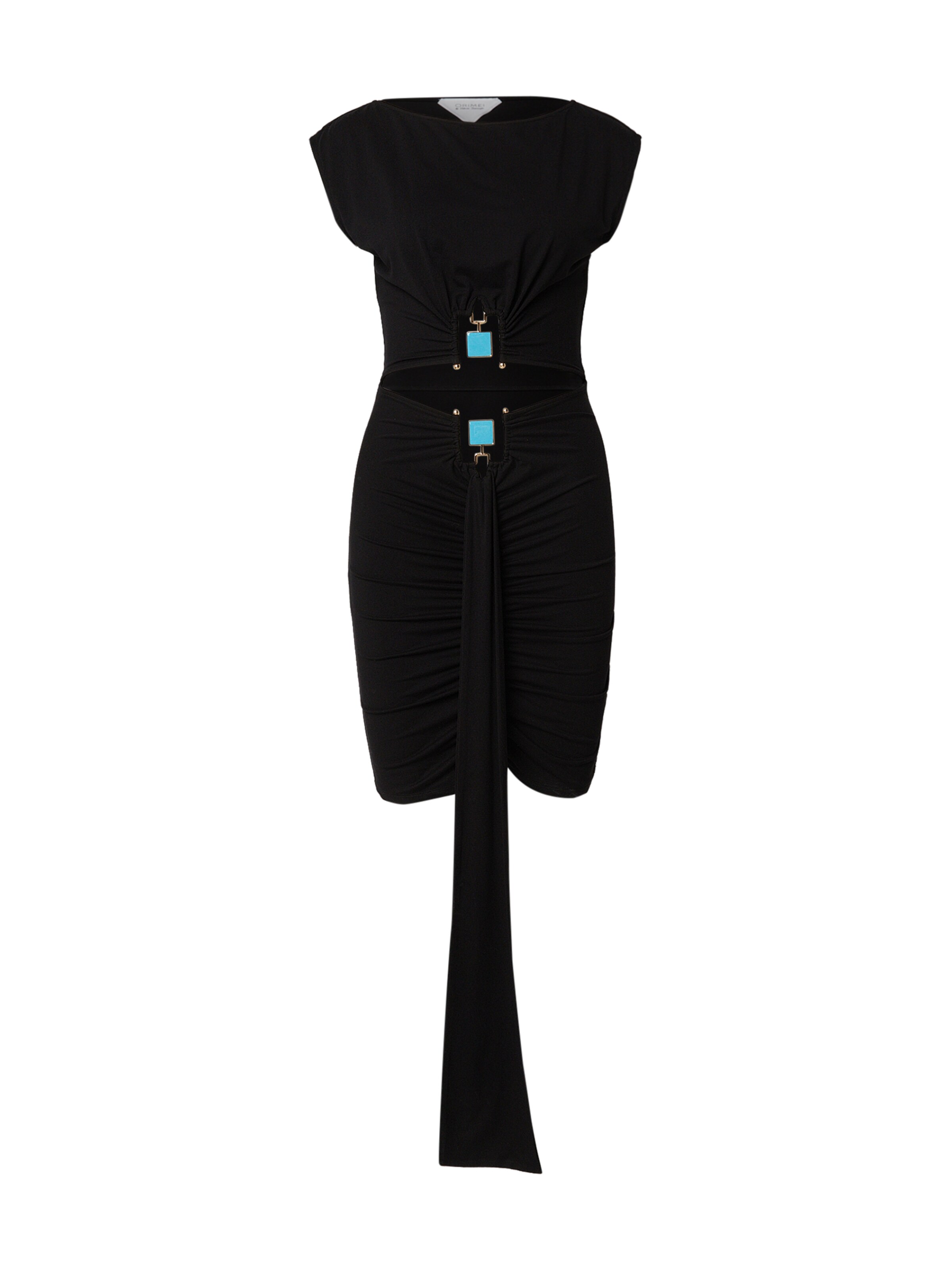 ORIMEI by Victoria Swarovski Φόρεμα σε μαύρο: μπροστά