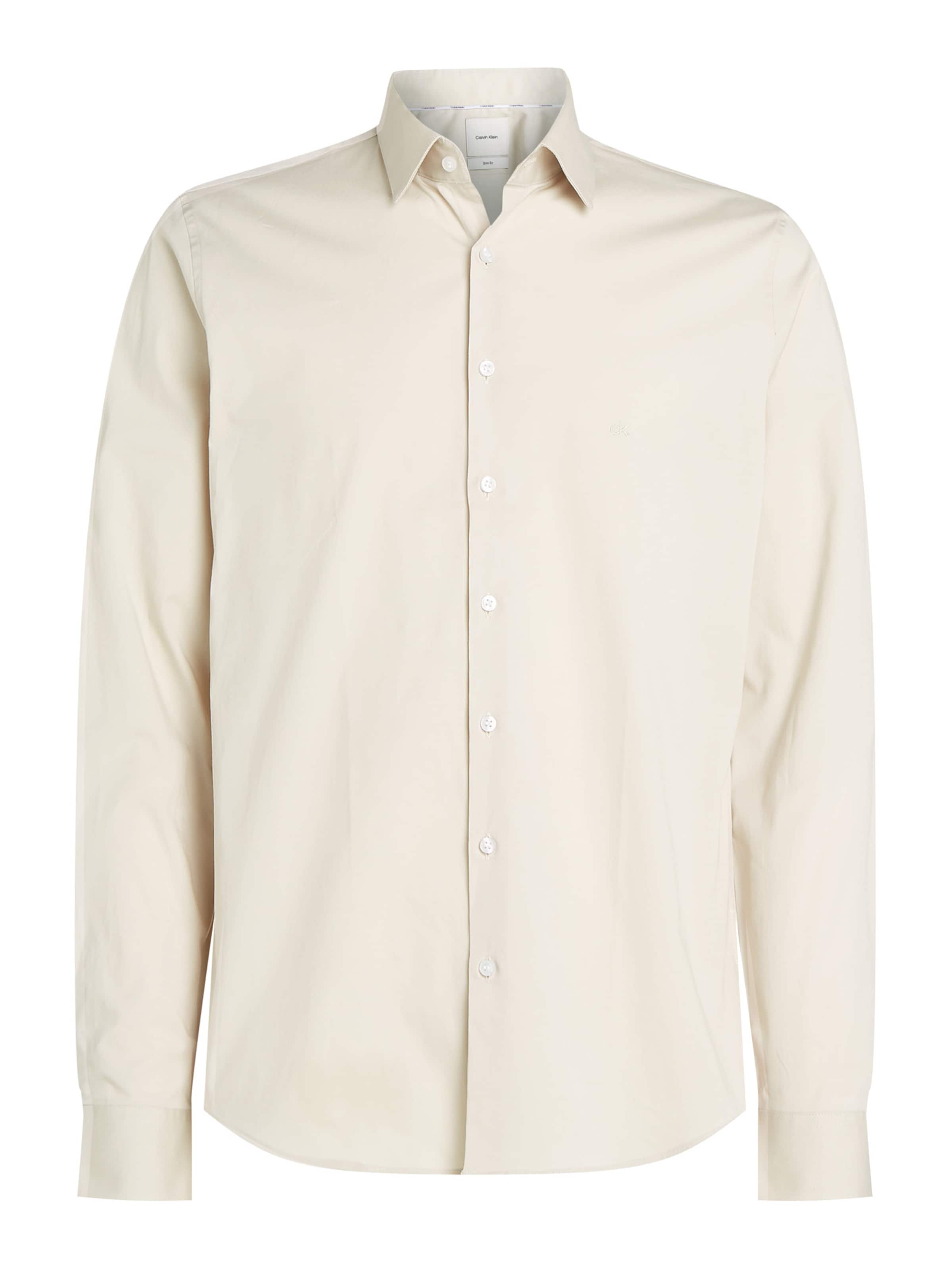 Calvin Klein Hemd in Beige: Vorderseite