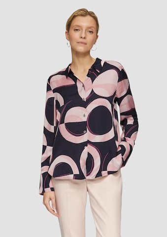 s.Oliver BLACK LABEL Blus i blå: framsida