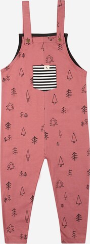 Turtledove London Overall 'Forest Dungarees' in Pink: front