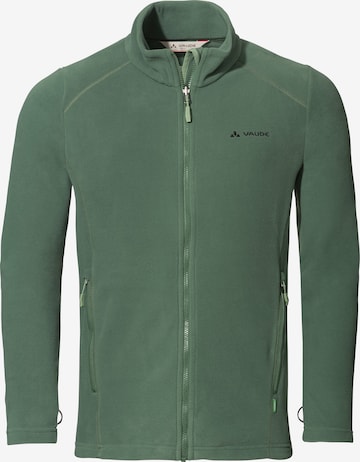 VAUDE Athletic Fleece Jacket 'Rosemoor II' in Green: front