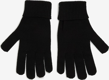 KARL LAGERFELD JEANS Prstové rukavice – černá