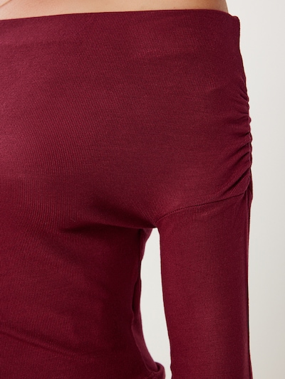 Happiness İstanbul Shirt in S in de kleur Bourgogne, Productweergave