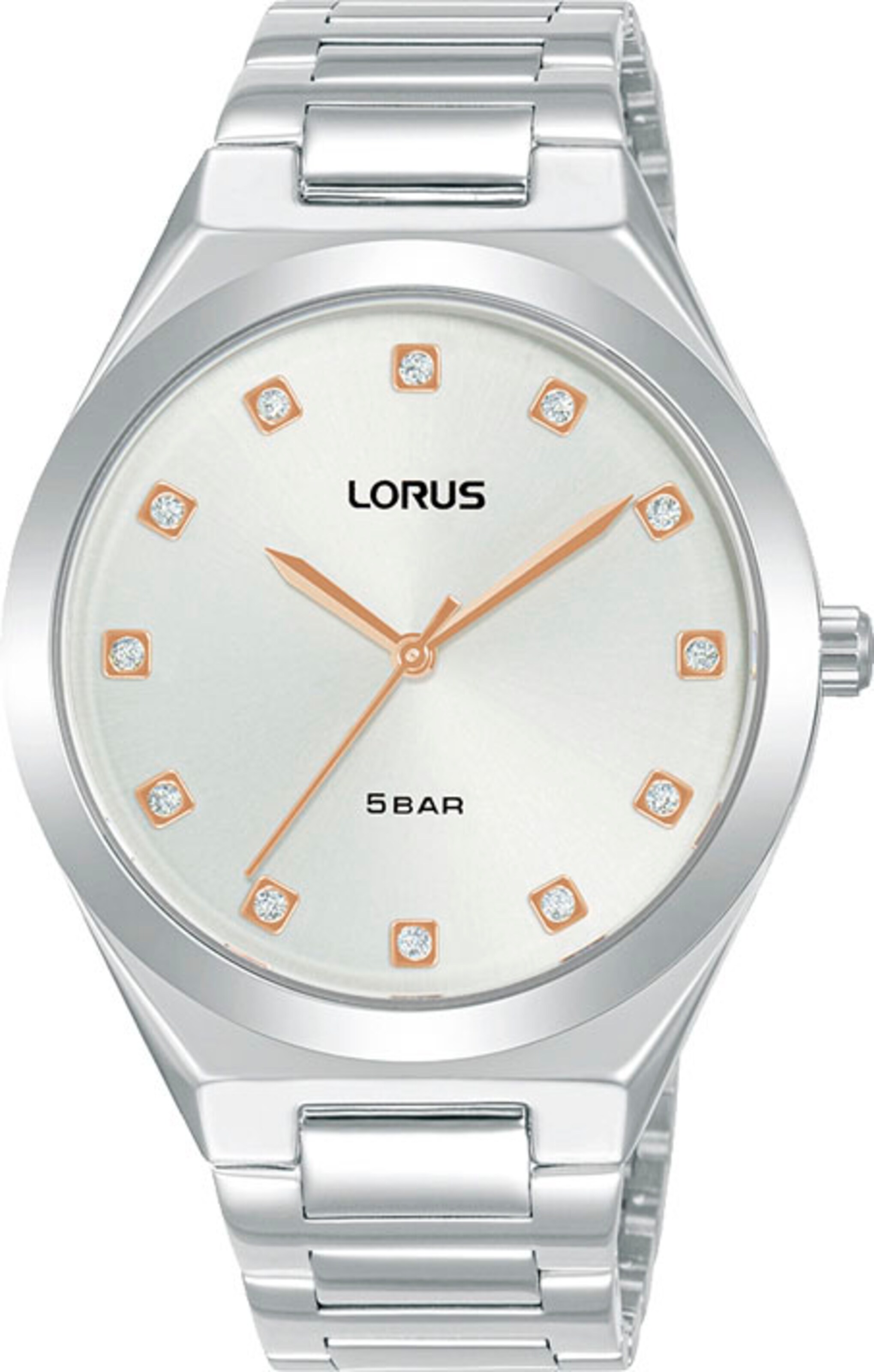 LORUS Analog Watch in Silver: front