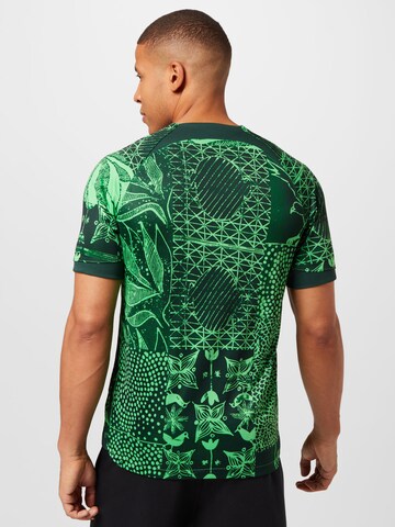 NIKE Funkcionalna majica 'Nigeria' | zelena barva