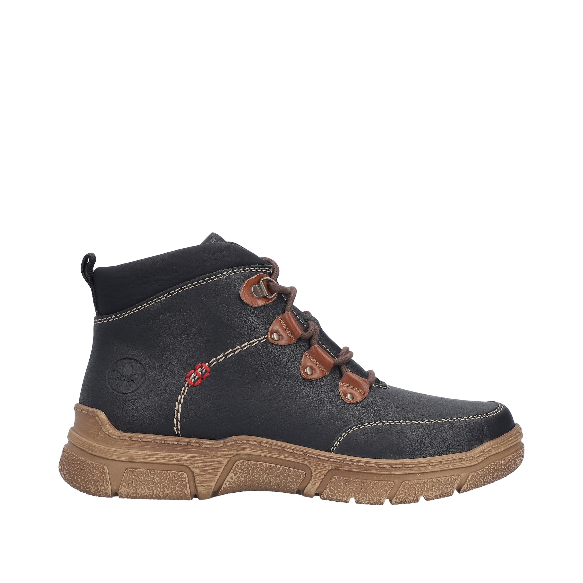 Bottines à lacets Rieker en noir