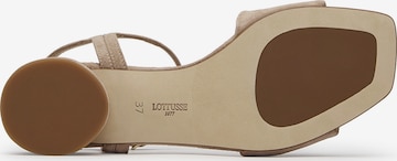LOTTUSSE Sandals 'Carla' in Brown
