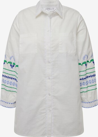 Studio Untold Blouse in White: front