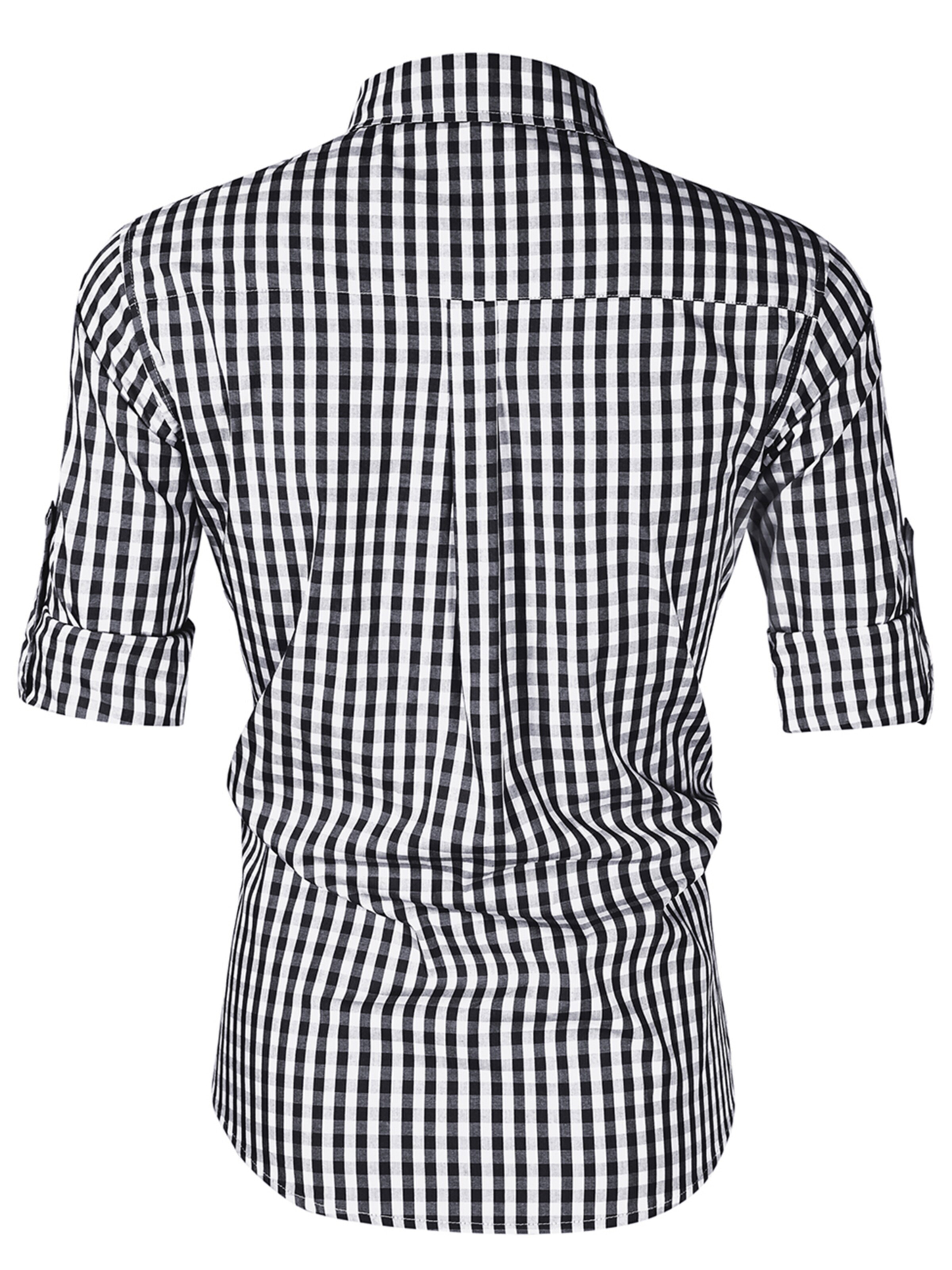 KoJooin Regular fit Button Up Shirt in Black
