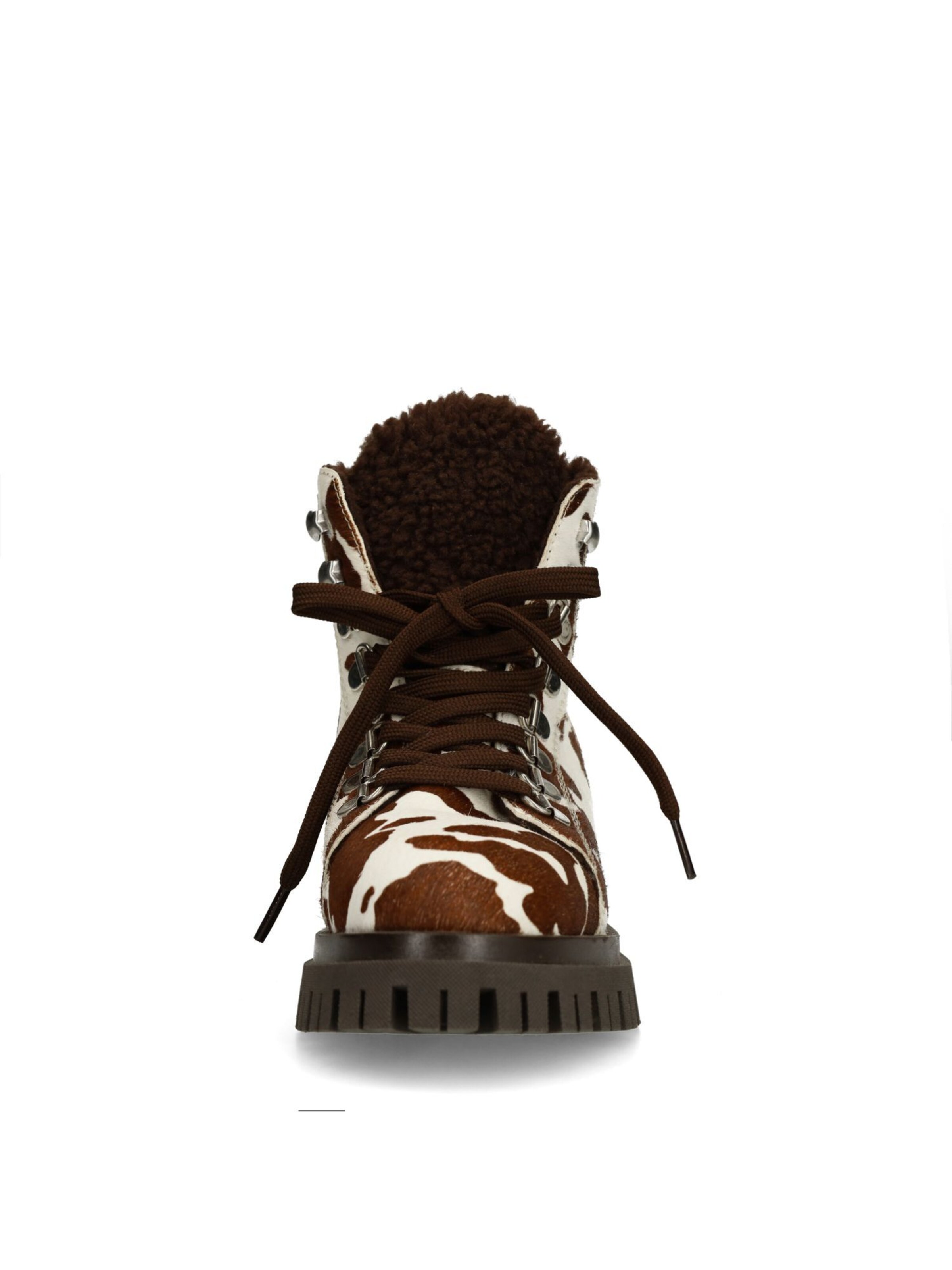 Bottines à lacets SACHA en marron