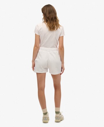 Superdry Regular Broek in Wit