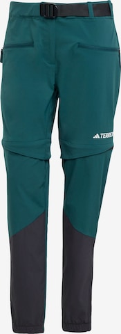 Pantalon outdoor 'Utilitas' ADIDAS TERREX en vert : devant