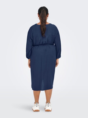 ONLY Carmakoma Shirt Dress in Blue